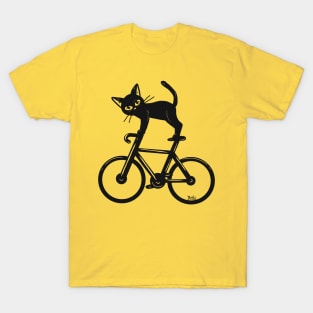 Cat loves a bike T-Shirt